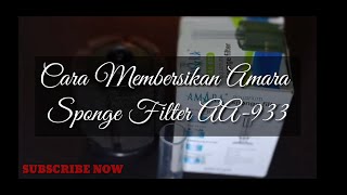 Cara Membersihkan Amara Sponge Filter AA933 [upl. by Kev197]