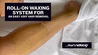 Best Waxing Kit to roll on wax at home by waxup [upl. by Aihseyk783]