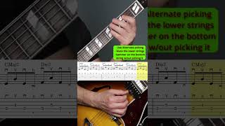 The classic Pat Metheny Lick muted arpeggiated 7th chords [upl. by Downing]