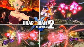 Xenoverse 2 DLC 13 Caulifla HD Gameplay Screenshots [upl. by Ylim]