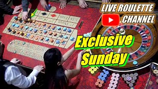 🔴LIVE ROULETTE  🔥 Exclusive Sunday in Casino Las Vegas 🎰 Mega Session ✅ 20240107 [upl. by Arremat]