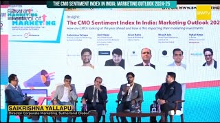 The CMO Sentiment Index In India  BW Marketing World’s Festival of Marketing 2024 [upl. by Haorbed]