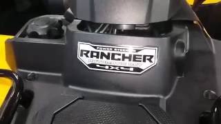 2015 Honda Rancher 420 AT DCT EPS 4x4 ATV WalkAround Video  TRX420FA2 FourTrax Four Wheeler [upl. by Airdnaid223]