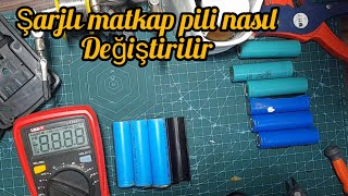 ŞARJLI MATKAP BATARYA PİLLERİ NASIL DEĞİŞTİRİLİR HOW TO CHANGE DRILL BATTERIES [upl. by Samot647]