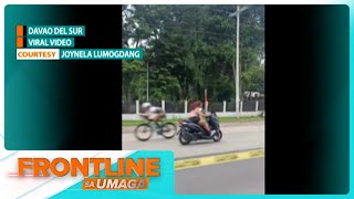 Rider arestado matapos manggulo sa isang triathlon sa Davao del Sur  Frontline Sa Umaga [upl. by Senn209]