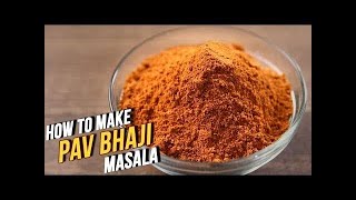 Homemade pav bhaji masala recipe [upl. by Unders239]