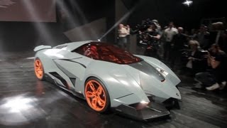 NEW Lamborghini Egoista unveiled to the Lamborghini 50th Anniversary [upl. by Ellehsyt740]