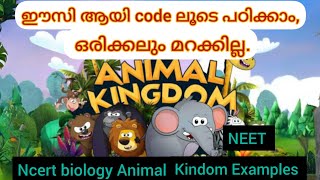 Easy CodesNeumonics in Malayalam For Examples of phylums in Animal kindom NEET  Ncert Examples 🔥💫 [upl. by Zack311]