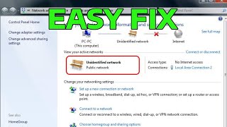 How To Fix Unidentified Network No Internet Access Network Issues in Windows 11 amp Windows 10 [upl. by Bates]