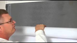 How To Apply Perforated Window Film  Inside Window Application of Contra Vision® Performance™ [upl. by Ahsaetal626]