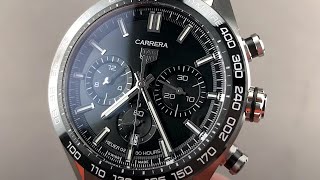 Tag Heuer Carrera Chronograph CBN2A1BBA0643 Tag Heuer Watch Review [upl. by Assyli]