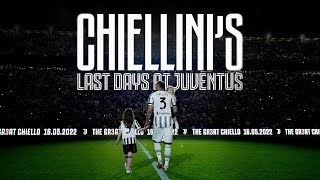 Inside Giorgio Chiellinis last matches at Juventus  Behind the scenes [upl. by Ayetal628]