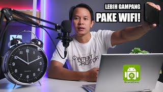 Cara Menghubungkan Aplikasi Droidcam Pake Wifi  Alternatif Kabel USB [upl. by Aniram]