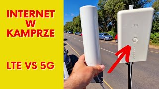 5G ZTE MC7010 vs LTE Huawei B535  internet w kamperze  antena czy router zewnętrzny [upl. by Wincer621]