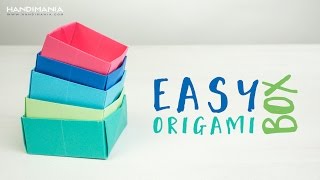 Easy Origami Box [upl. by Araminta]