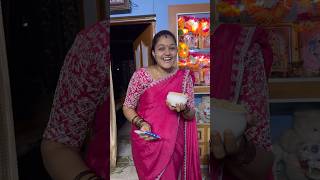 Red Sauce Cheese Pasta Recipe  My Wife One Minute Rose Saree shorts trending saree [upl. by Welcher]