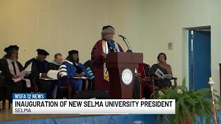 Selma University inaugurates new president [upl. by Eilama915]