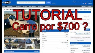 Tutorial Copart  Comprando y vendiendo carros usados de subastas de Estados Unidos [upl. by Ahsaele]