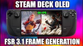 Steam Deck Can Now Play AAA Games at 60 FPS FSR 31 [upl. by Amadus]