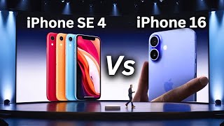 iPhone SE 4 vs iPhone 16  Which One Should You Buy [upl. by Nolasba]