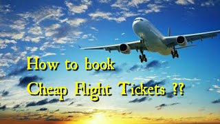 How to book Cheap Flight Tickets  India [upl. by Darla]