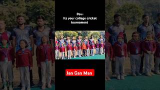 Jan gan man in college cricket tournament cricket sports india ytshorts ytshortsindia viral [upl. by Wanfried539]