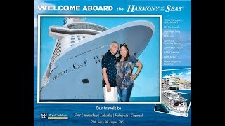 Harmony of the Seas ⚓ Embarkation 🍎 Sailaway  Chops Grille  July 2017  Vlog 01 [upl. by Morty628]