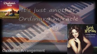 Ordinary Miracle – Sarah McLachlan – Piano [upl. by Evvie]