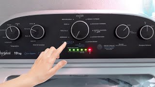 Whirlpool Xpert System Washer Diagnostic Mode Error Codes Calibration and Troubleshooting [upl. by Jessa]