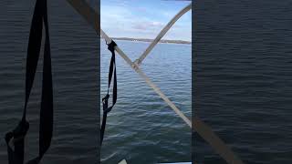 Striper Fishingsuttonslanding lakewateree stripedbassfishing takeakidfishing [upl. by Caz]