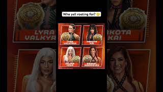 Who yall rooting for in this IC Tournament 🤔 wwe raquelrodriguez katanachance [upl. by Nosreme]