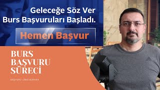 GELECEĞE SÖZ VER BURS PROGRAMI BAŞVURUSU NASIL YAPILIR Sabancı Bursu [upl. by Johppah516]