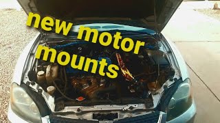 Dodge stratus coupe motor mount install [upl. by Zosima307]