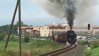 125 Jahre Molli  Fotozug mit 99 323 vor einem GmP [upl. by Norud]