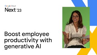 Boost employee productivity with generative AI applications for the enterprise [upl. by Delastre]