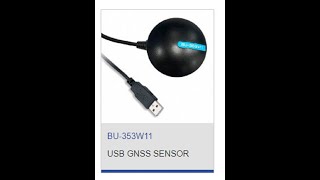 How to use GlobalSat BU353W11 GPS sensor [upl. by Aluor870]