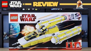 LEGO Star Wars 8037 Anakins YWing Starfighter  REVIEW [upl. by Anitnauq657]