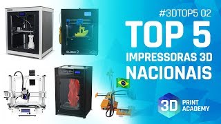 TOP 5 Impressoras 3D NACIONAIS para você comprar em 2019 [upl. by Berkow]