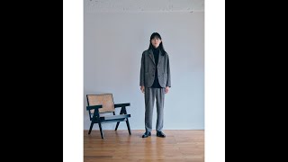 RAGLANSLEEVE TWEED JACKETampTWEED CLASSIC TAPERED PANTS [upl. by Sekyere688]