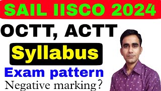 SAIL IISCO ACT syllabus 2024 sail iisco exam date 2024 sail iisco exam pattern 2024 [upl. by Wolford]