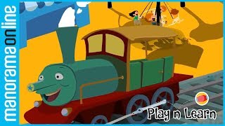 Puffer Train Puffer Train  English Animated Rhyme Series  Manorama Online [upl. by Hudis581]