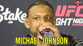 Michael Johnson wants a second fight with Justin Gaethje  UFC Tampa [upl. by Ait]