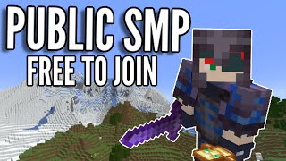 A Public Minecraft SMP Free to Join 1213 Java  Bedrock [upl. by Lynd110]