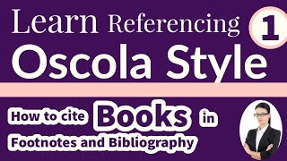 How to cite Books in Oscola Style Referencing  Oscola Guide Part 1  UK LLM UK LLB Bar exam GDL [upl. by Nightingale]