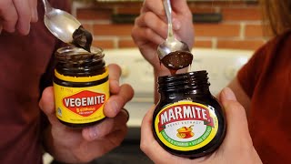 Marmite vs Vegemite Which one is better — Decided by Americans [upl. by Dallis]