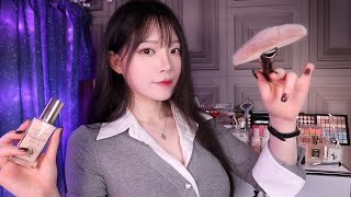 ASMRSub✔바쁜 아이돌 대기실 메이크업 1시간 숙면보장 Busy KPOP Idol make up Role Play 1hour in the Back Stage [upl. by Nadabb]