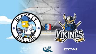 Blake St Bullies v Vikings  Div 3  5th November  IceHQ Rec League ice hockey [upl. by Slade757]