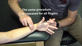 Manual Muscle Test for Distal Interphalangeal Finger Flexion [upl. by Hartmunn86]