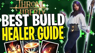 Throne and Liberty Healer Build Guide  Most OP Healer Build PVE [upl. by Marget]