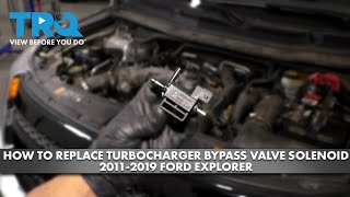 How to Replace Turbocharger Bypass Valve Solenoid 20112019 Ford Explorer [upl. by Labana]